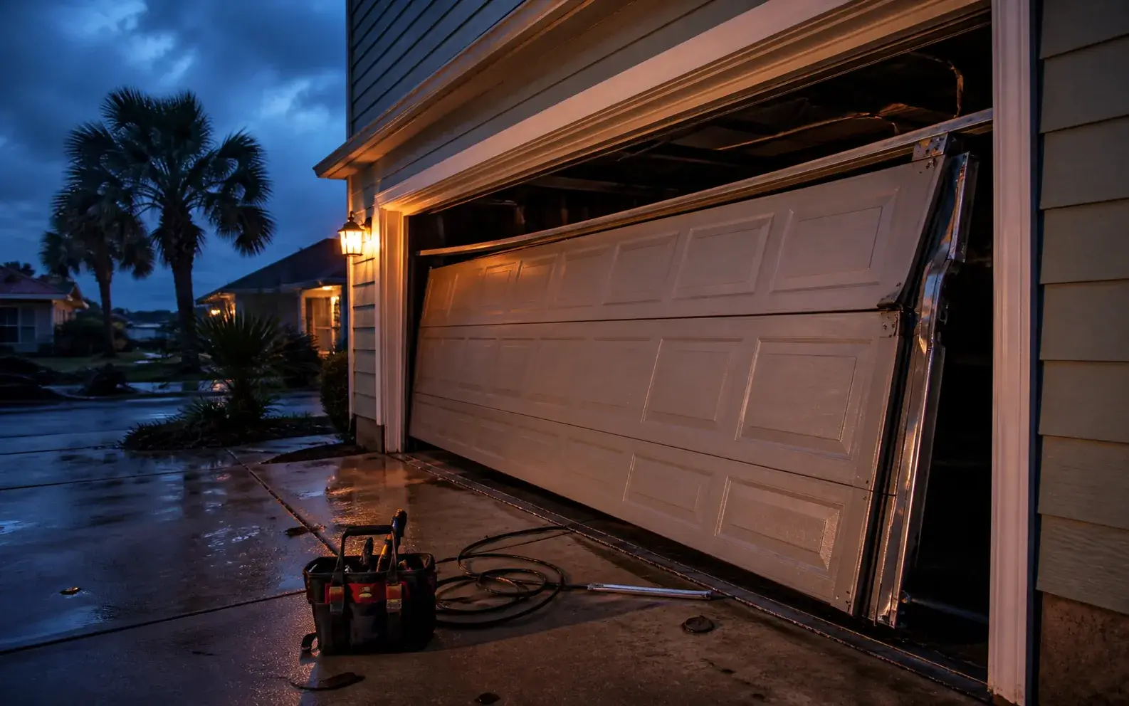 Emergency garage door repair service after hours